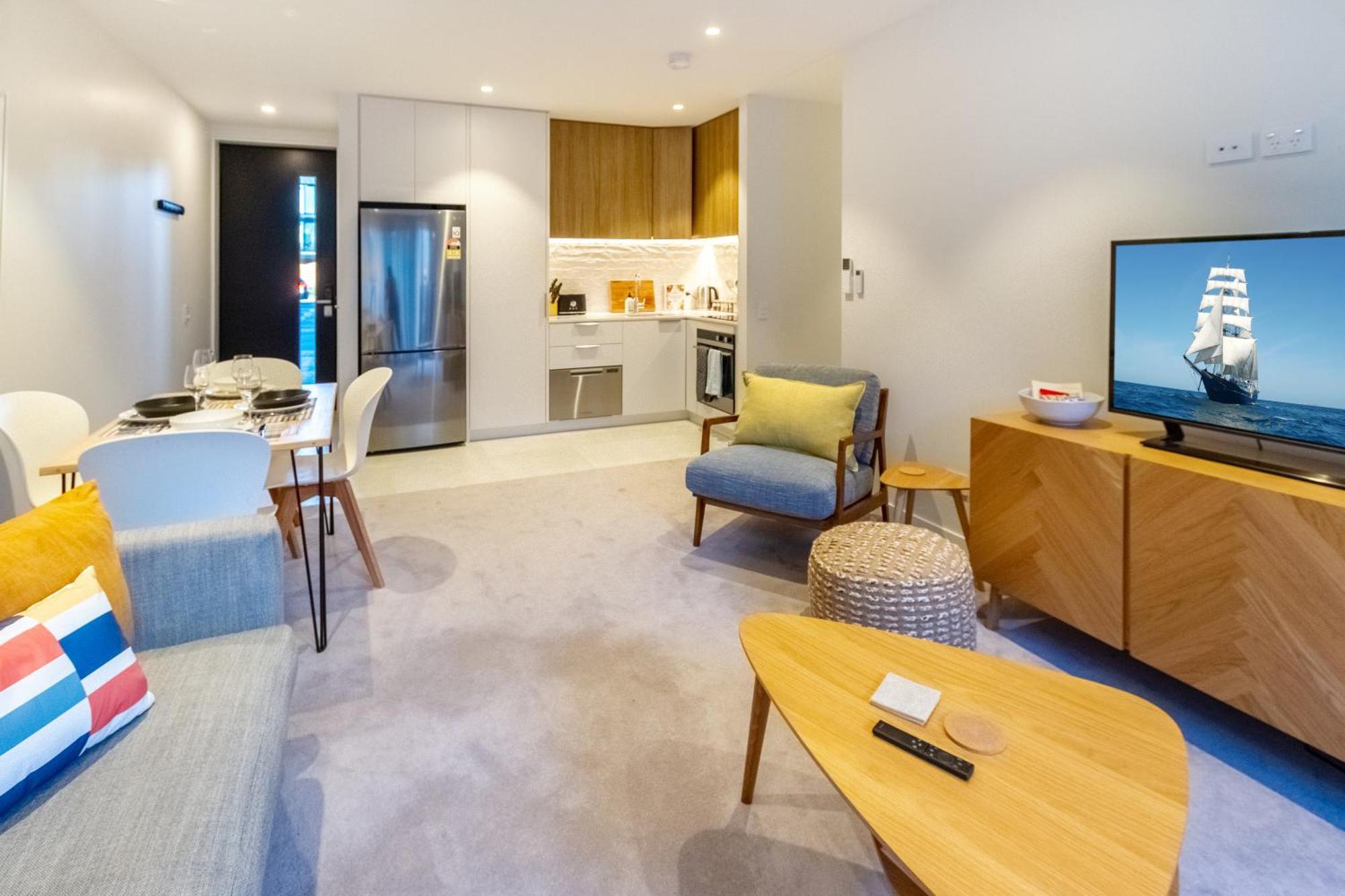 Latimer Square 1 Bed 1 Bath - Single Level 크라이스트처치 외부 사진